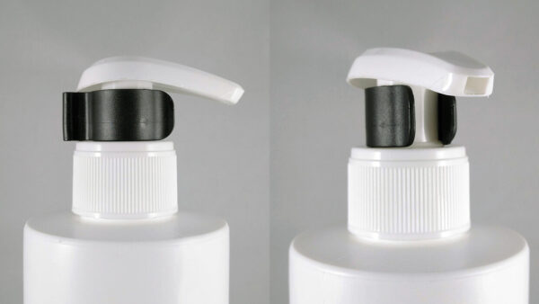 Lotion pump clip lock