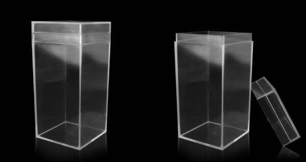 Caja rectangular transparente 91 mm - Imagen 3
