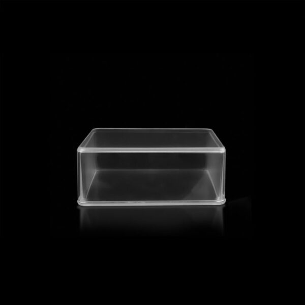 Clear rectangular container 70 ml